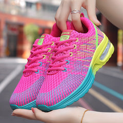 Colorblock Running Shoes Women's Air Cushion Sneakers