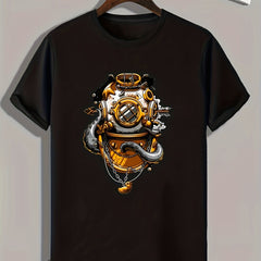 Instrument Print Men's Graphic t-shirt for Summer