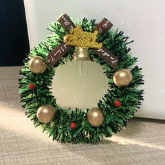 Mini Christmas Wreath Ornament Tree Pendant Decoration