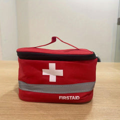 Portable Medicine Lock Box with Letter Graphic Storage