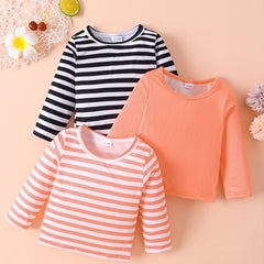 Baby Striped T-shirt 3pcs Set