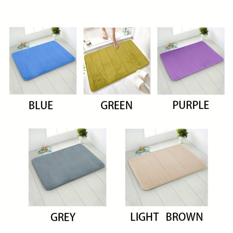 1p Memory Foam Bath Bathmat Anti skid Durable Floor Rug Cozy Absorbent