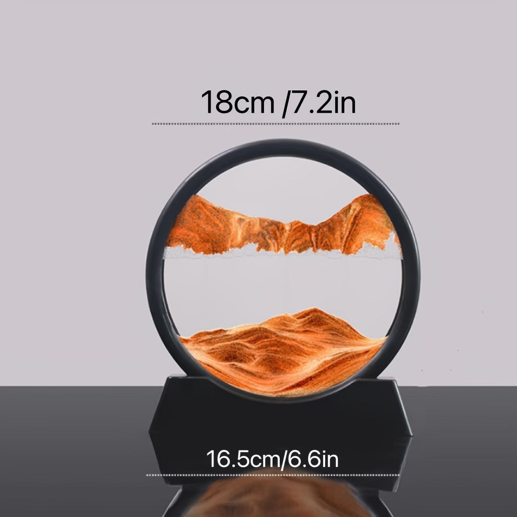 3D Quicksand Painting Hourglass Ornaments - Desktop Decorations - Love Theme
