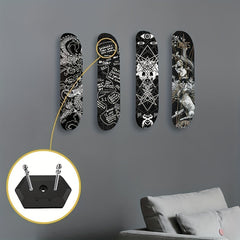 Skateboard Wall Mount - Floating Storage & Display