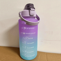 2000ml Large Capacity Shatter-Resistant Water Cup for Summer Sports
