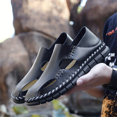 Men's Stitched Sandals - Assorted Colors Casual Walking Shoes
