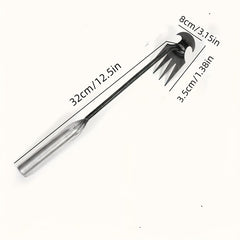 4 Teeth Manganese Steel Weeding Tool Dual Purpose Hand Remover