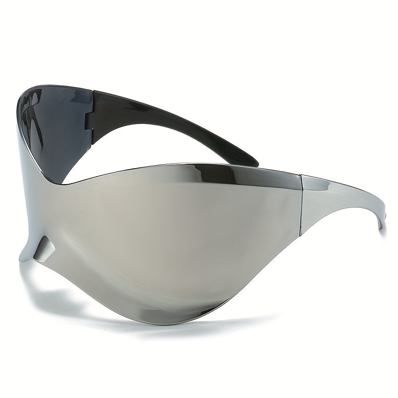 Men's Oversized UV400 Protection Sunglasses Rimless Sun Glasses