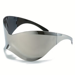 Men's Oversized UV400 Protection Sunglasses Rimless Sun Glasses
