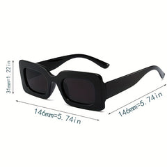 Y2K Rectangle Sunglasses for Women Men UV400