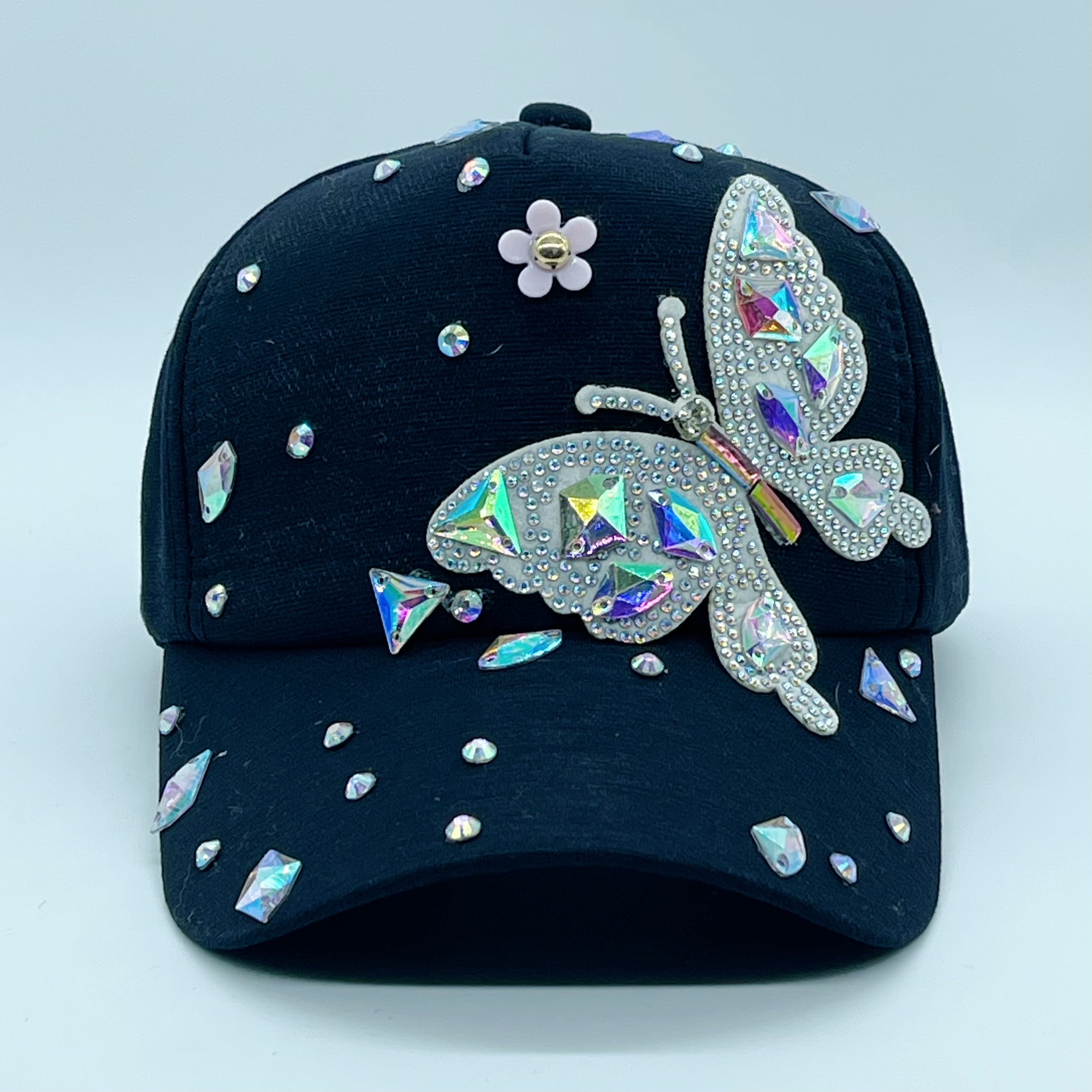 Argyle Butterfly Lady Baseball Cap Adjustable Cap
