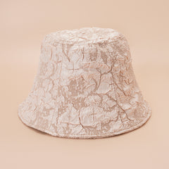 Floral Embroidery Reversible Fisherman Cap