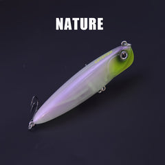 Floating Fishing Lure Plastic Bionic Bait Barbed Treble Hook