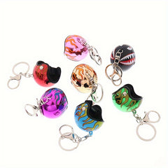 Mini Motorcycle Helmet Keychain Bag Pendant Decoration