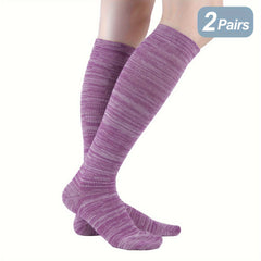 Bamboo Fiber Sports Compression Socks, 2 Pairs