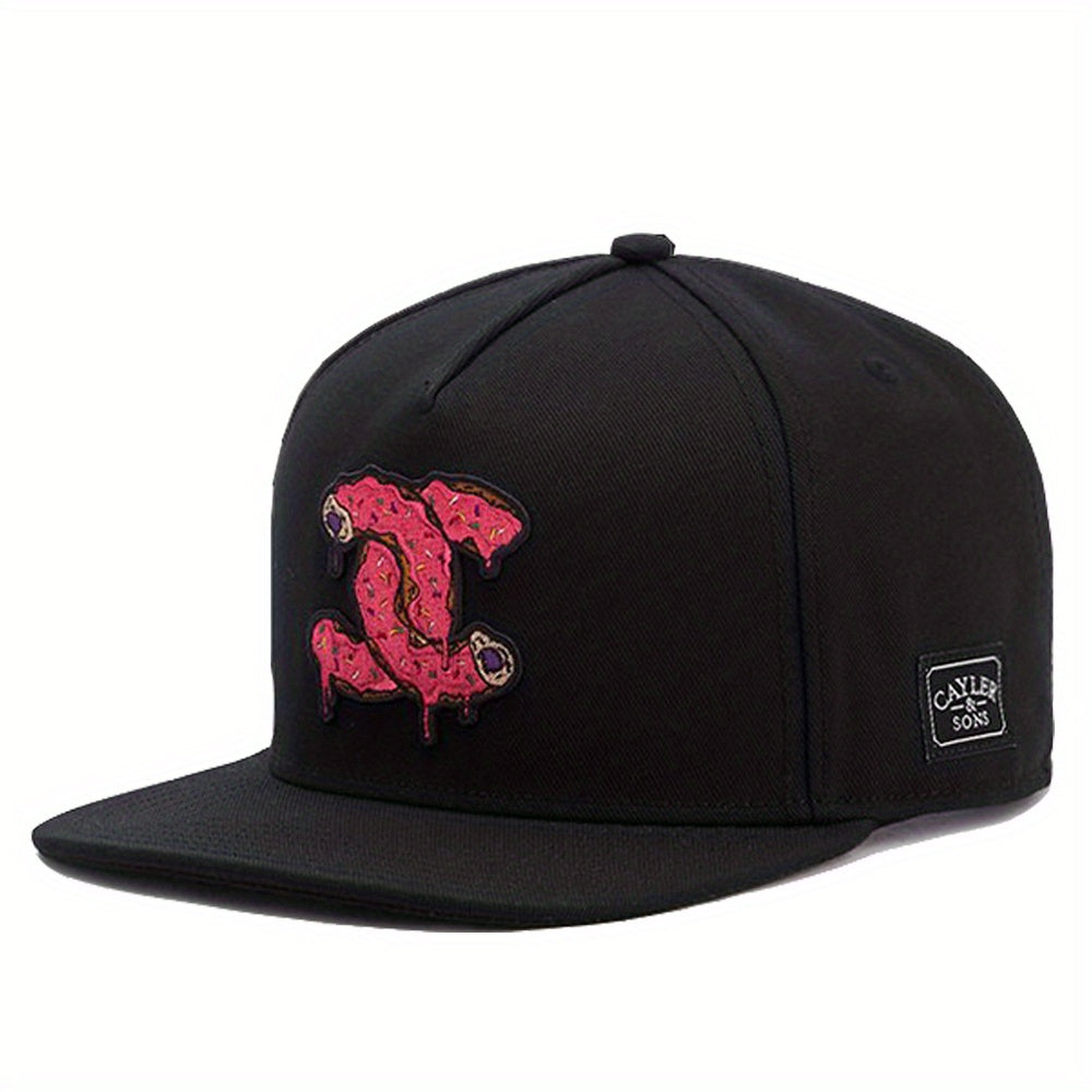 Men's Hip Hop Flat Brim Hat Baseball Cap