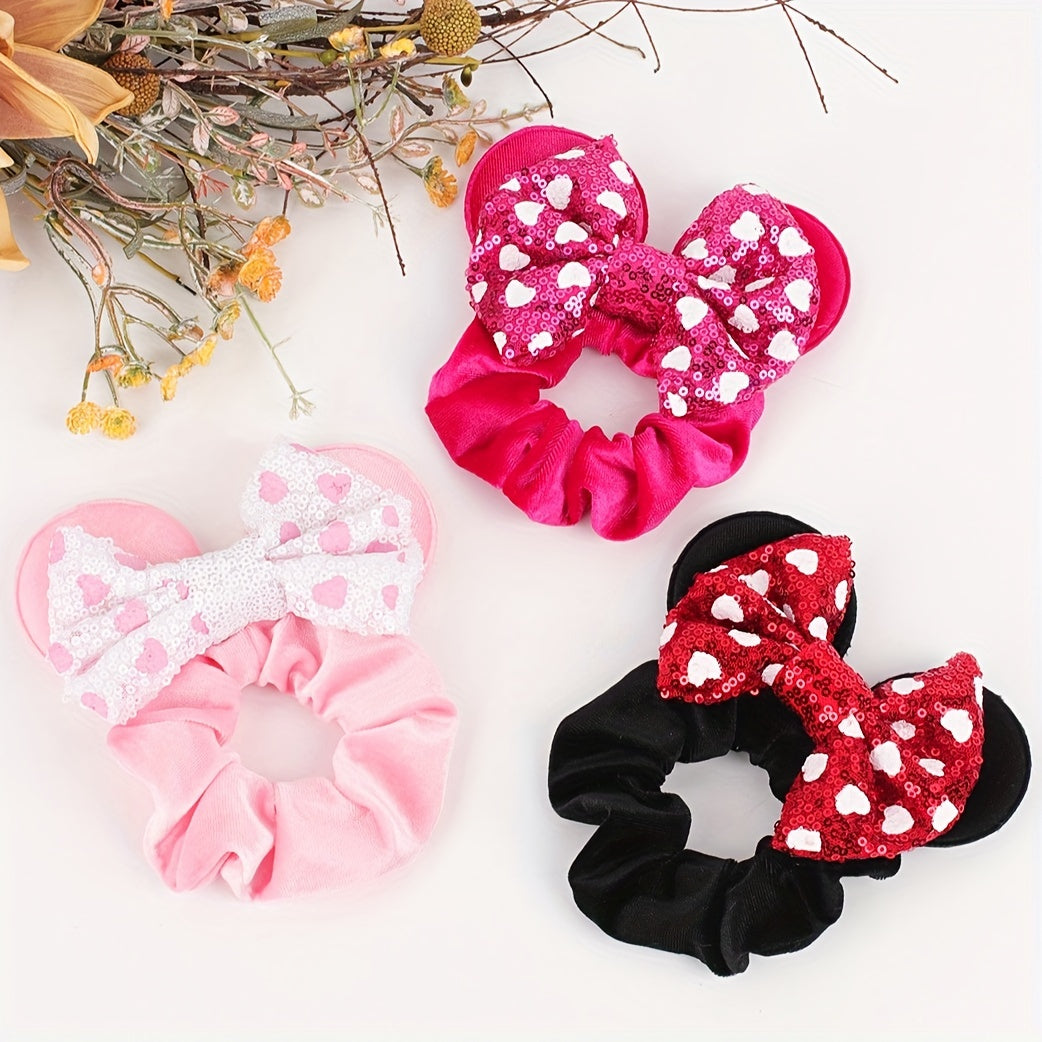 1pc Kids Large Hair Ring & Cute Hair Ties