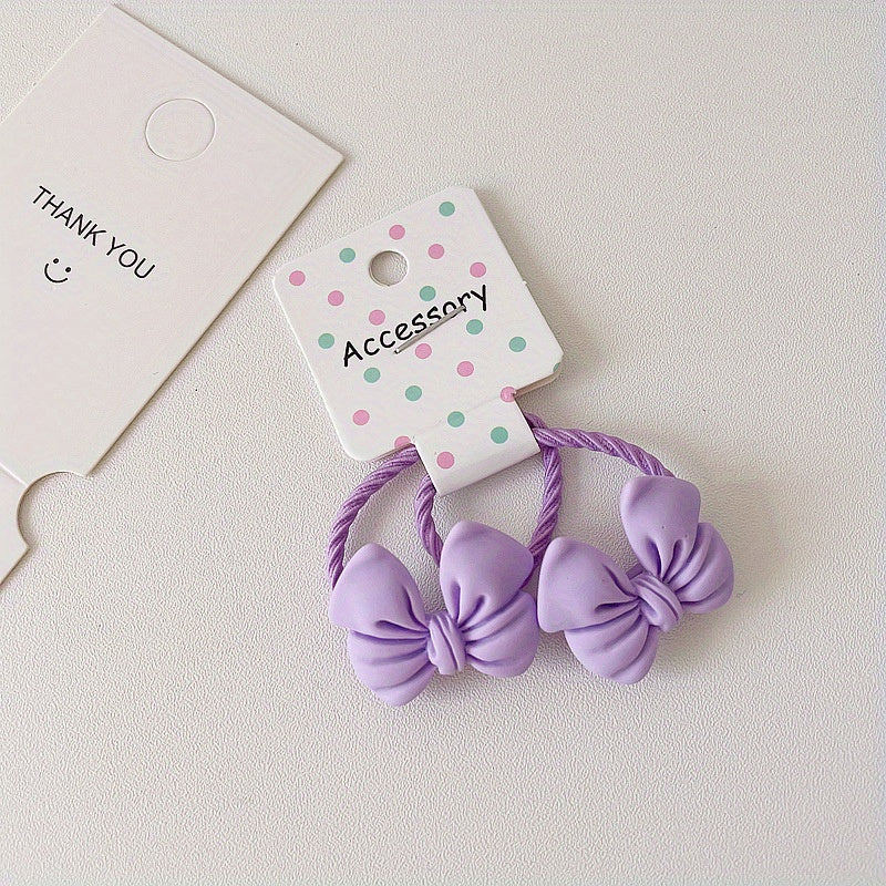 Bow Hair Ties Hair Bands Set Gift For Baby Girls