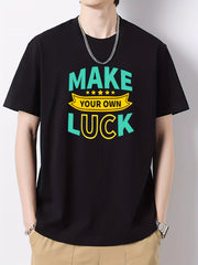 Men's Graphic Crew Neck Active T shirt Casual Comfy Tees for Summer