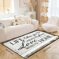 Printed Rug: Washable and Stylish