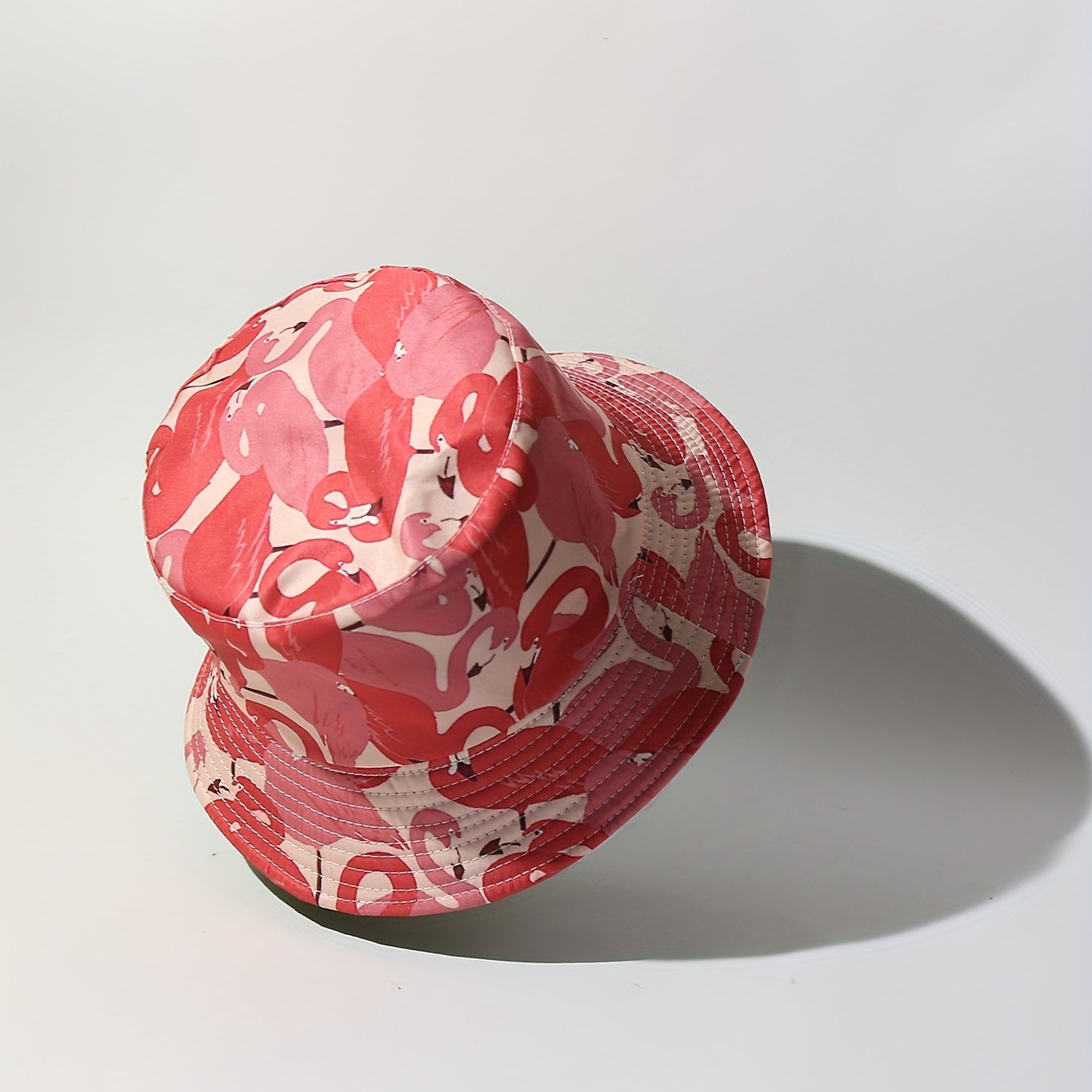 Flamingo Printed Bucket Hat Unisex Summer Fisherman Cap