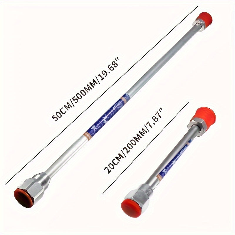 2pcs Extension Pole For Airless Paint Sprayer Guns Lightweight High Strength