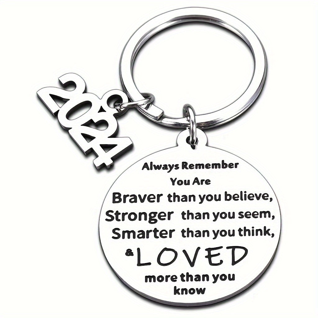 Stainless Steel Keychain Graduation Gift Backpack Pendant Small Gift