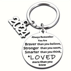 Stainless Steel Keychain Graduation Gift Backpack Pendant Small Gift