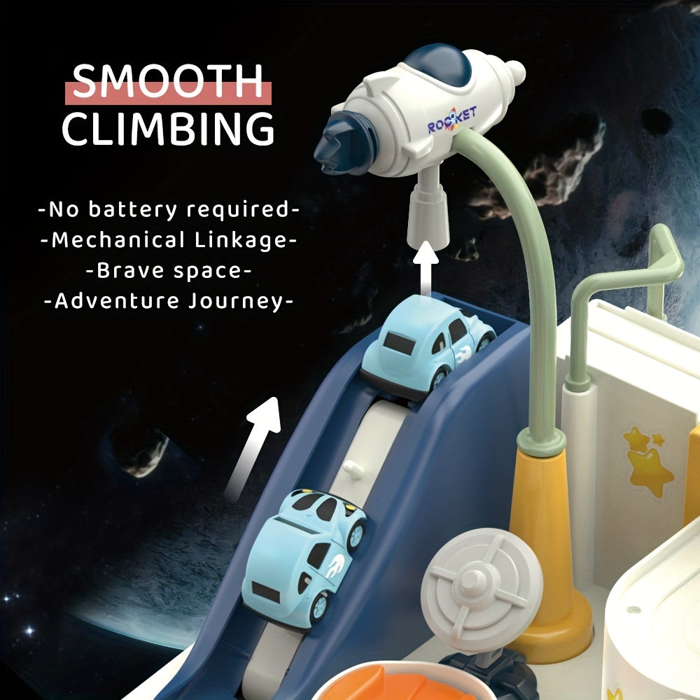 Space Adventure Set with 4 Cars