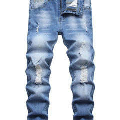 Boys Ripped Jeans Denim Pants Spring Autumn Kids Clothes