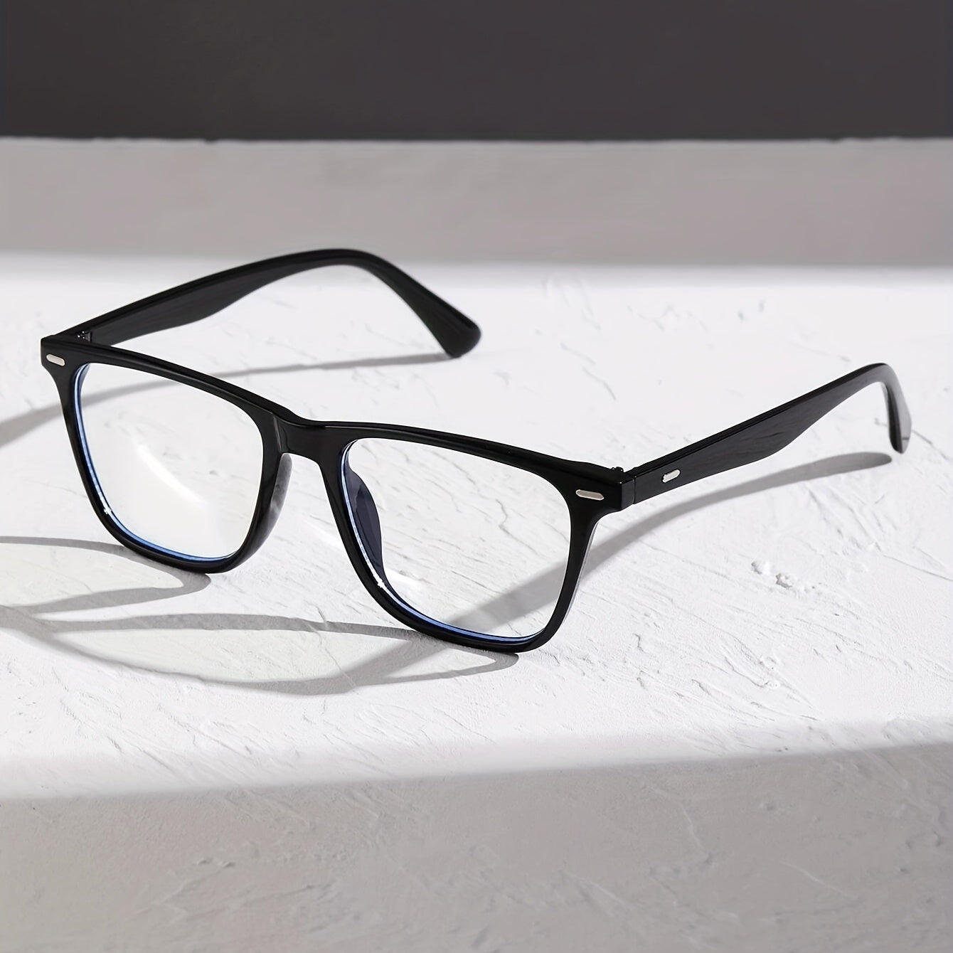 Classic Clear Lens Rectangular Eyeglasses for Women Men