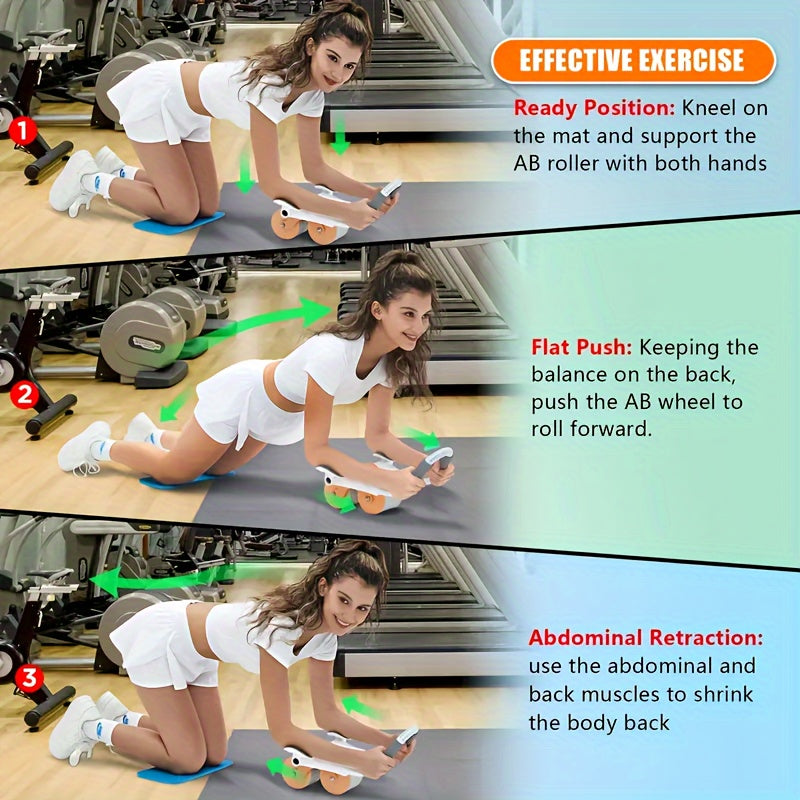 Ab Roller With Elbow Support for Abs Training