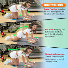 Ab Roller With Elbow Support for Abs Training