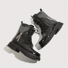 Vintage Rhinestone Heart Boots - Girls Comfortable Warm Boots