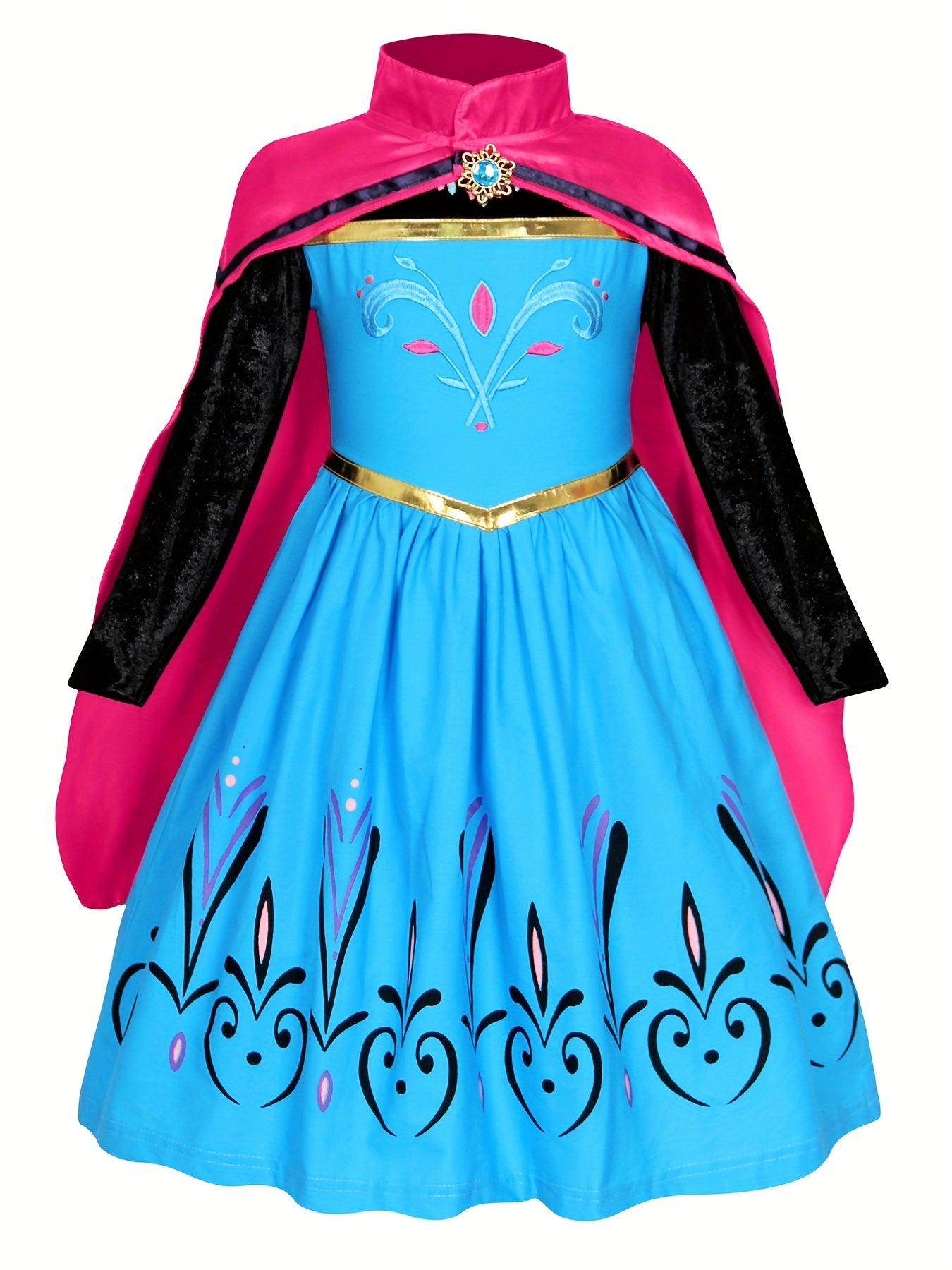 Girls Queen Princess Dress Costume Dress Up Birthday Party Christmas Cosplay