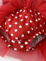 Cosplay Baby Girls Dress Set with Bow Hairband Socks - Birthday Party Dress