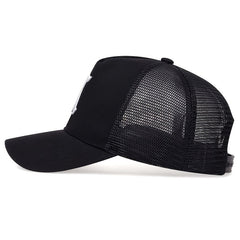 Men's Gothic Hip Hop Alphabet K Baseball Cap