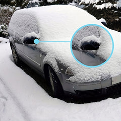 2pcs Side View Mirror Cover Auto Rearview Protection Cover Universal Size