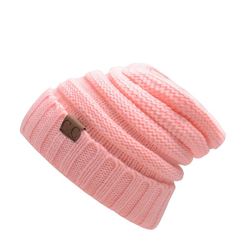 Women's Slouchy Winter Beanie Hat - Chunky Knit