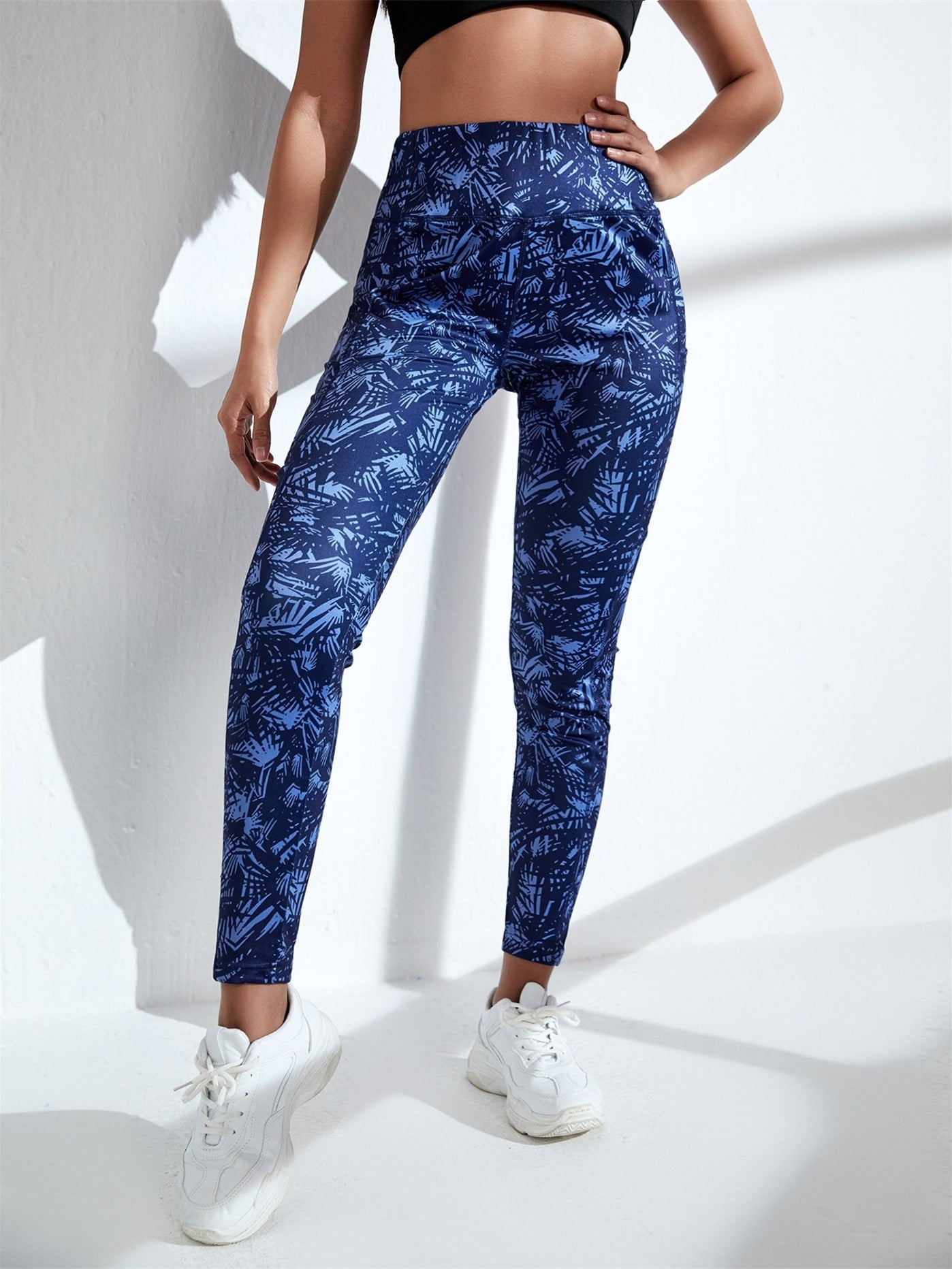 Stretch Yoga Leggings with Phone Pocket
