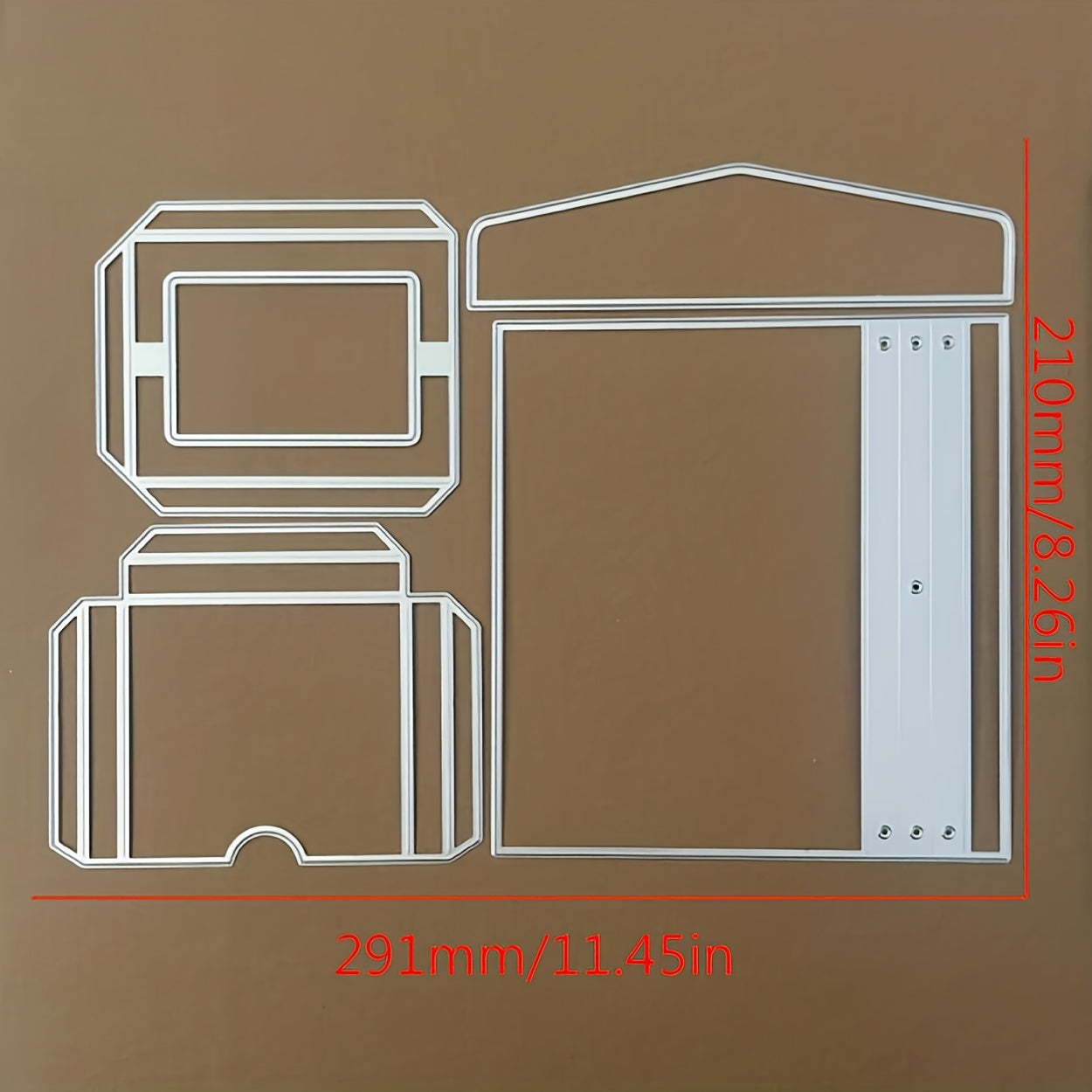 Metal Cutting Dies Notebook Pocket Clipbook Decoration DIY Stamping