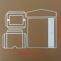 Metal Cutting Dies Notebook Pocket Clipbook Decoration DIY Stamping