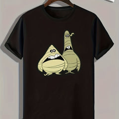 Funny Cartoon Mummy Print Men's Sports T-shirt
