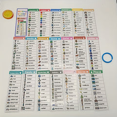 Educational Flashcards Seasons Weather Animals Daily Characters Plants Fruits