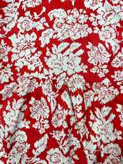 Women's Plus Floral Print Button Up Maxi Shirt Dress