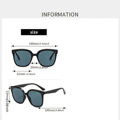 Oval Large Frame Sunglasses UV Protection Shades Eyeglasses