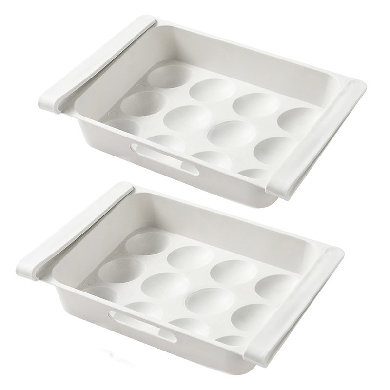 12 Grids Egg Storage Box Kitchen Refrigerator Egg Rack Fresh