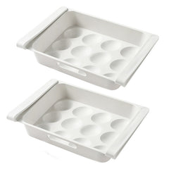 12 Grids Egg Storage Box Kitchen Refrigerator Egg Rack Fresh