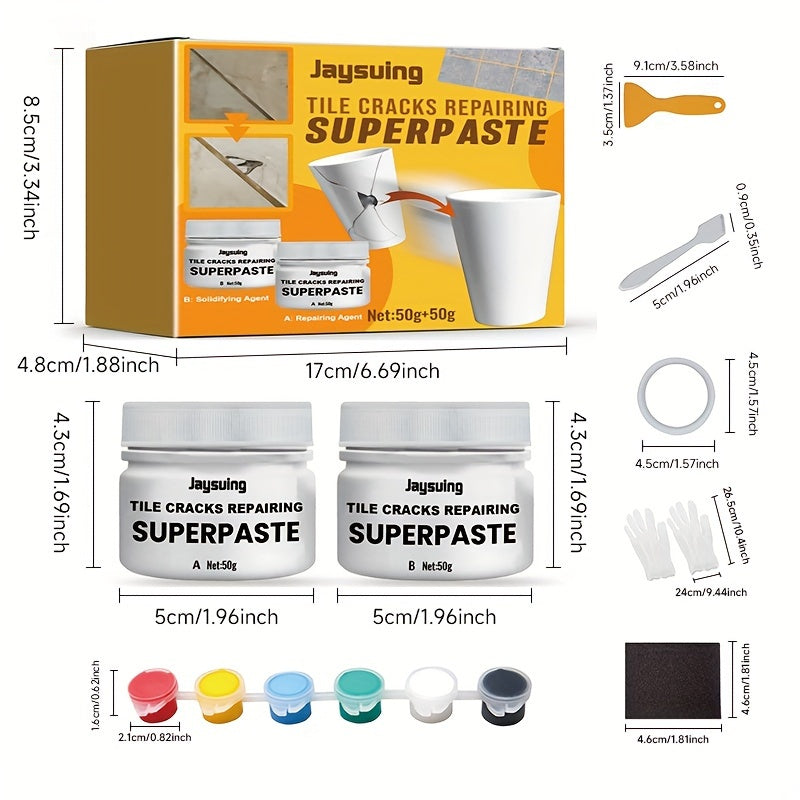 Colorful Tile Repair Paste Toilet Marble Floor Fill Pit Crack Hole Adhesive