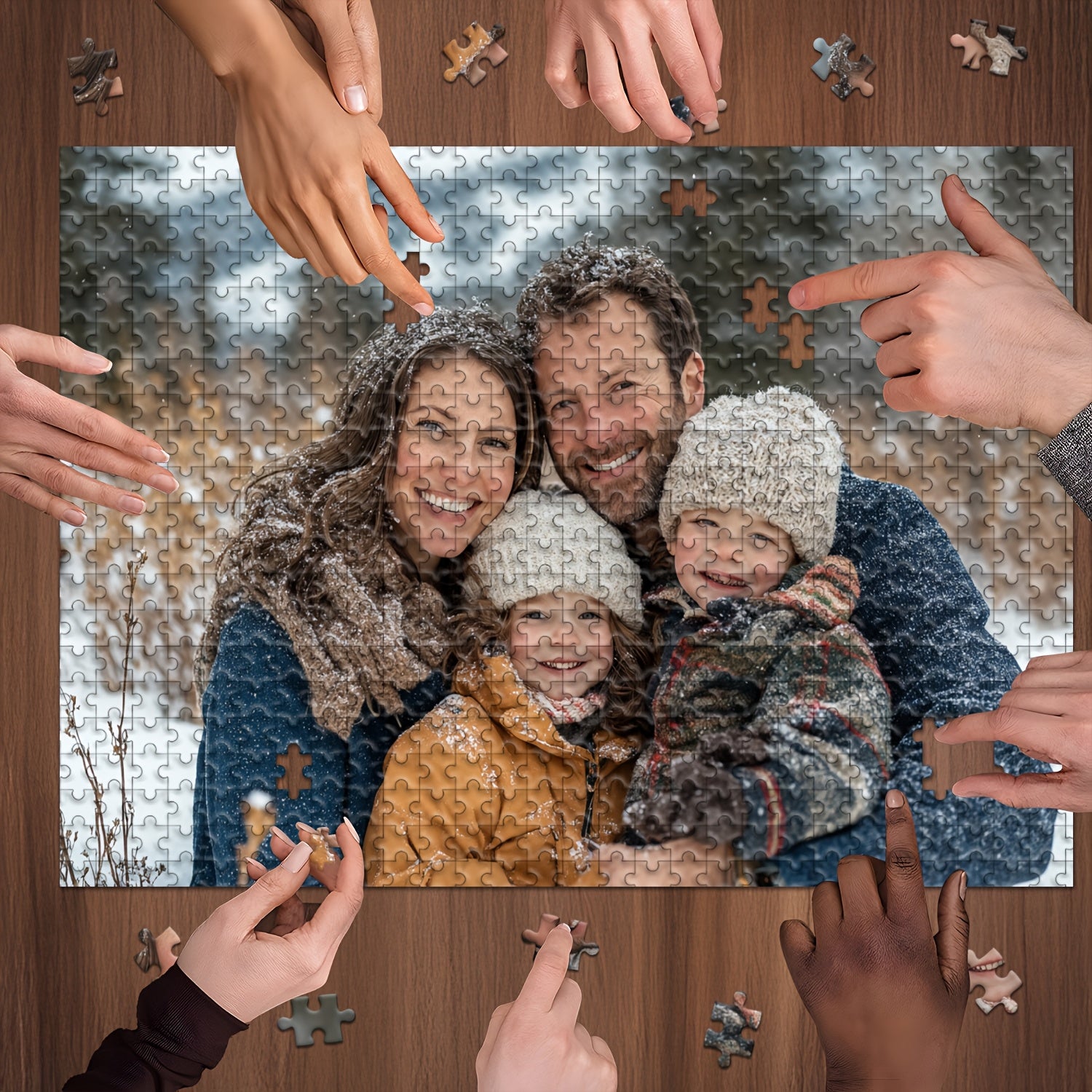 Personalized Photo Jigsaw Puzzle for Adults - 500/1000pcs - Ideal Party Favors